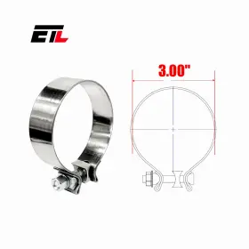 361207 Etl Performance 3.00ftft Band Clamps T430 Exhaust Universal New