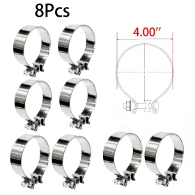 361209-8 Etl Performance 8pcs 4.00ftft Band Clamps T430 Exhaust Universal New