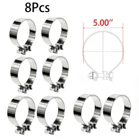 361210-8 Etl Performance 5.00ftft Band Clamps T430 Exhaust Universal New 8pcs