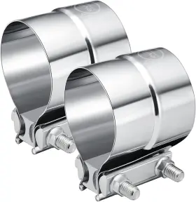 Evil Energy Ce00520s3.0-2 3.0ftft Exhaust Clamp Lap Joint Band 3.0 Inch Stainless Steel