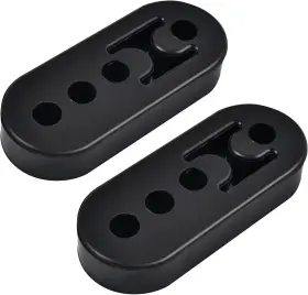 Ce00523bk-2 Evil Energy Exhaust Hanger Rubber Adjustable Insulator Bushing Mount 4 Holes