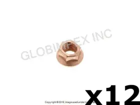 983-08-f12 Fa1 Fischer Automotive Bmw 2009-2013 Copper Flange Nut 12 1 Year Warranty