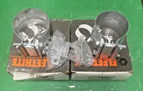 Ec30pla Fleetrite Lot Of 2 Nos 3 Inch Exhaust Clamp Free Shipping