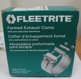 Ec35pla Fleetrite Fleetrie Exhaust Clamp Fltec35pla 3.5ft With Hardware - New Open Box