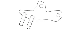 5l8z-5a204-aa Ford Genuine Exhaust System Hanger Bracket