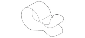 6e5z-5a231-a Ford Genuine Exhaust Muffler Clamp