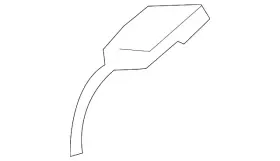 6l2z-5a204-a Ford Genuine Converter And Pipe Front Bracket
