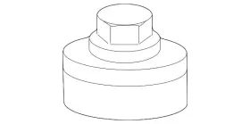 Ad-1026 Ford Genuine Motorcraft Suspension Shock Absorber Mount Insulator