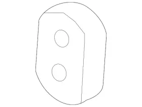 Al3z-5a262-a Ford Genuine Muffler Insulator Al3z-5a262-a Ford Genuine Muffler Insulator