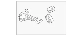 Bc3z-5a242-j Ford Genuine Rear Bracket