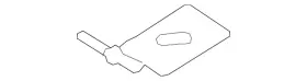 Cv6z-5k291-c Ford Genuine Rear Muffler Bracket
