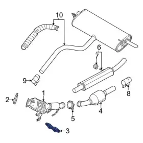Jx6z-5k291-b Ford Genuine Front Mount