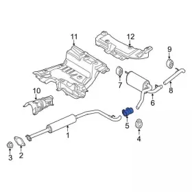 Nu2z-5k256-a Ford Genuine Connector Pipe
