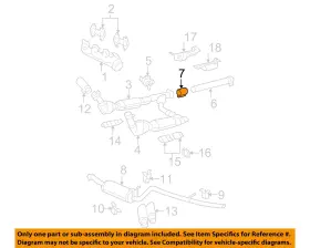 4l3z5a231aa Ford Oem 04-08 F-150 Exhaust Components-extension Pipe Clamp