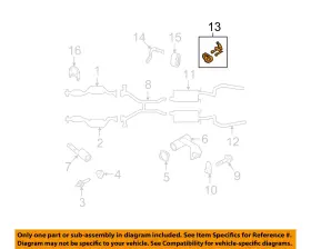 4w1z5a246ab Ford Oem 03-11 Crown Victoria Exhaust Components-tailpipe Bracket