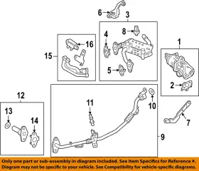 K2gz9d476b Ford Oem 19-23 Bronco Sport Egr System-egr Cooler Gasket
