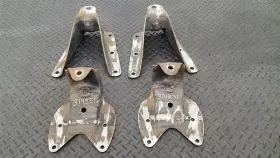 F75z-5775-aa Ford Truck 97-04 F150 Leaf Spring Hanger Brackets 4pc Oem