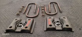 F75z-5796-aa Ford Truck 85-97 F350 Rear U Bolts And Mounting Plates Oem