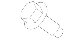 W500221-s442 Ford Genuine Heat Shield Screw W500221s442
