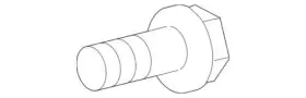 Ford -w500634-s442 Oem New Mnfd With Converter Bolt