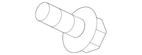 W715474-s437 Ford Genuine Shield Bolt