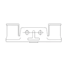 04-18890-000 Freightliner Exhaust Muffler Bracket For