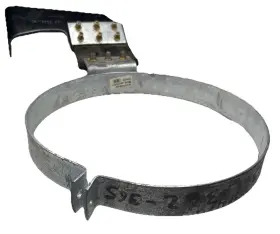 A04-23478-000 Freightliner Exhaust Muffler Bracket Steel And Rubber 4.35mm Thick