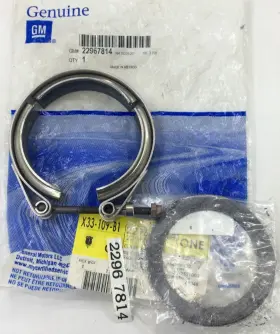 22967814 General Motors Oem Genuine Gm Exhaust Pipe Replacement Clamp Kit 6.0 X 5.1 2.3 Inch