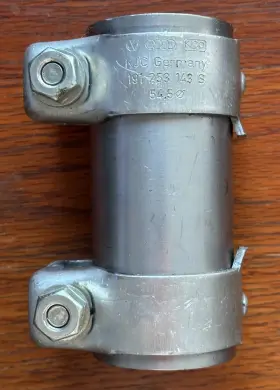191253143aa Geniune Vw/audi Exhaust Clamp 191253143s New Genuine 55mm Diameter