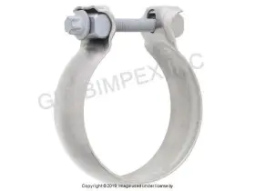 A0004901541 Genuine Mercedes For 2002-2024 Muffler Clamp With Bolt 70 Mm 1 Pc