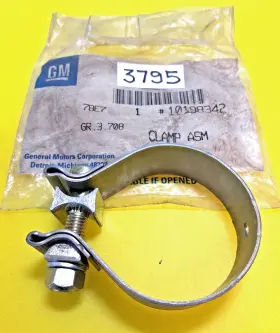 Gm 10198342 Exhaust Pipe Clamp /gm Genuine Part/ Mint Condition Nos Free Shipping