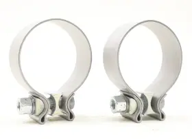 10345549 Gm New Oem Exhaust Pipe Clamps Set Of 2 Corvette Xlr 4.6l 6.2l 04-13