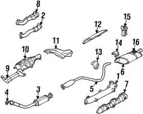 22591227 Gm Genuine Exhaust Bracket