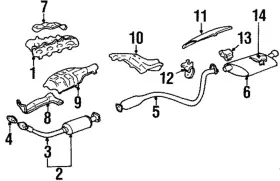 22649018 Gm Genuine Exhaust Bracket 22649018 Gm Genuine Exhaust Bracket