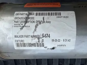 Gm 25971842 Filter Assembly Exhaust Particulate W/ Pipe