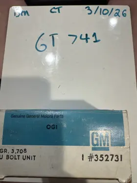 352731 Gm Exhaust Clamp U Bolt Unit Genuine General Motors