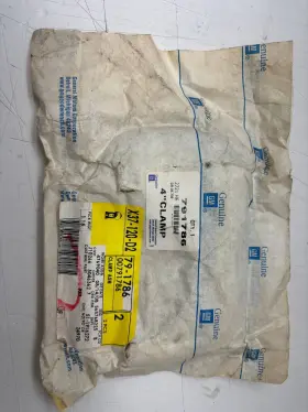 791786 Gm Nos Genuine Exhaust Muffler Saddle Clamp 4 Inch Heavy Duty - Qty 1