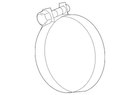 86799823 Gm Genuine Intermediate Pipe Clamp