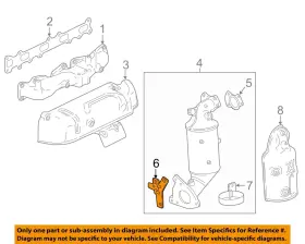 55597346 Gm Oem 17-22 Canyon Exhaust Components-catalytic Cnvrtr Bracket