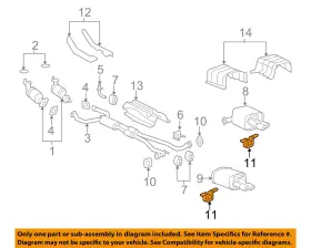 92238067 Gm Oem Chevrolet 2012 Caprice Exhaust System-hanger Left