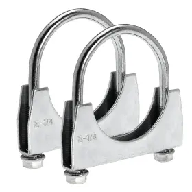 Sl214 Gopayia 2-1/4 Inch U Bolt Exhaust Clamp 2.25 U-bolt Muffler Clamps Clip Repl