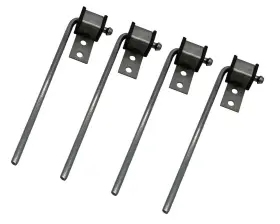 Srh4 Haoxaoon 4 Pack Universal Exhaust Hanger Rod Weld On Heavy Duty Bracket