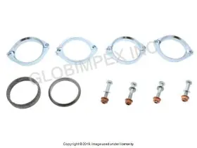 7064 Hjs 82 00 For Bmw 2001-2006 Exhaust Flange Repair Kit 1 Year Warranty