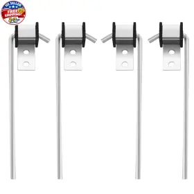 20225598 Hneekyr 20225598#n4 4 Pack Universal Stainless Steel Exhaust Hanger Rod Weld On Heavy Duty