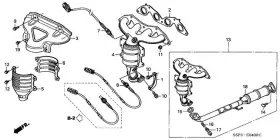 11942-plc-000 Honda Genuine Stay Converter