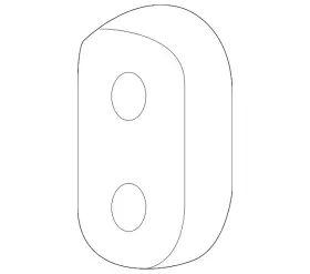 18215-scv-a00 Honda Genuine Tailpipe Mount 18215-scv-a00 Honda Genuine Tailpipe Mount