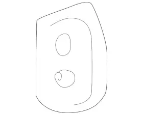 Honda 18215-sx0-003 Genuine Exhaust System Hanger