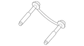 18231-skn-000 Honda Genuine Muffler Bolt