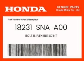 18231-sna-a00 Honda Genuine Bolt B Flexible Joint -