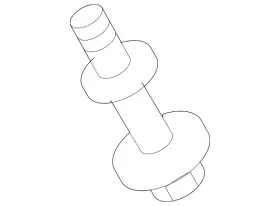 18231-sr3-a22 Honda Genuine Bolt B Flexible Joint
